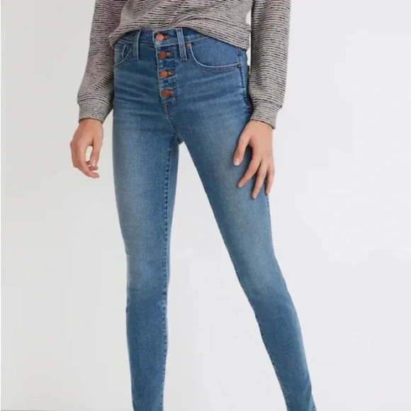 Madewell Denim - Madewell 10" High-Rise Skinny Jeans
